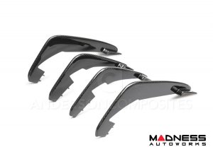 Chevrolet Corvette C8 Carbon Fiber Rear Diffuser Fins - Anderson Composites 